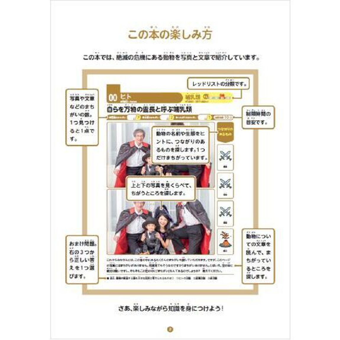 ぼくらのまちがいさがし　動物と地球環境