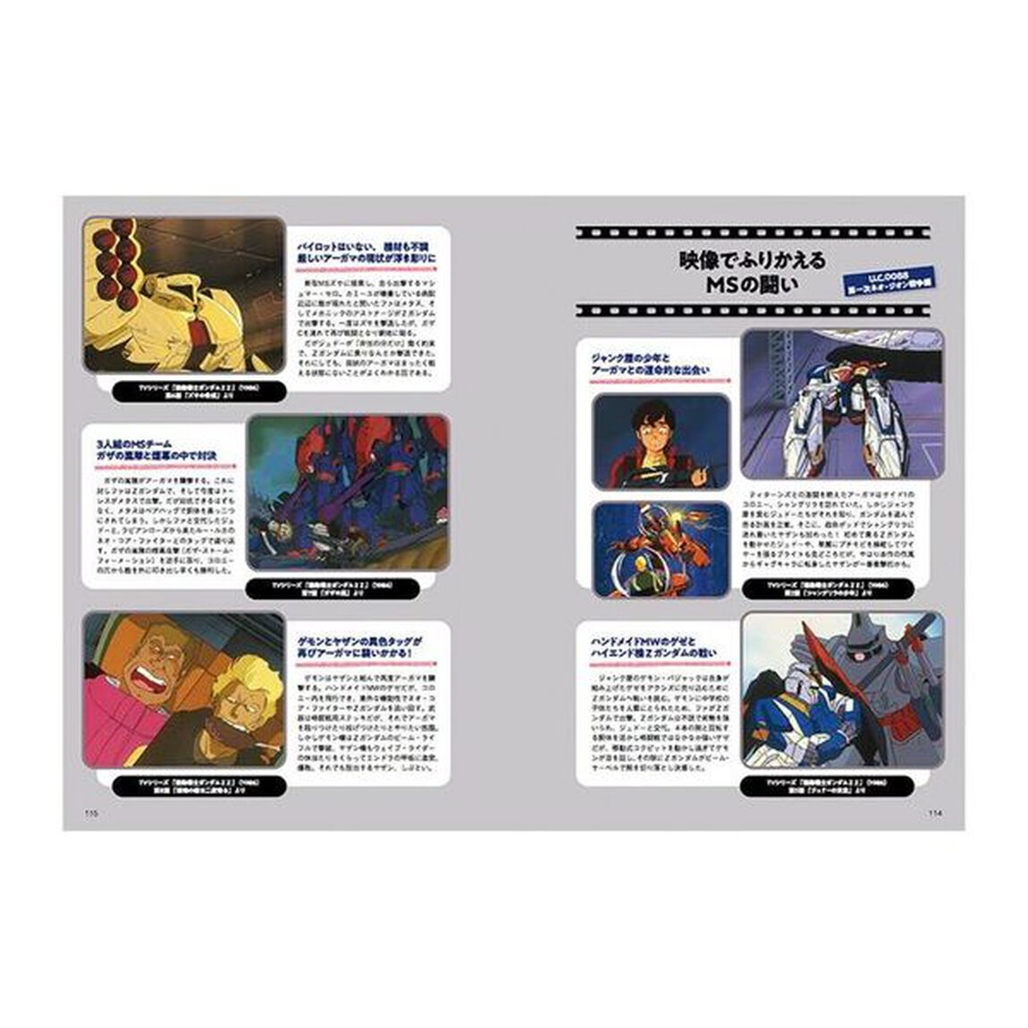 ガンダムモビルスーツの教科書　Ｚガンダム＆ガンダムＺＺ編「Ｕ．Ｃ．００８３－００８８」