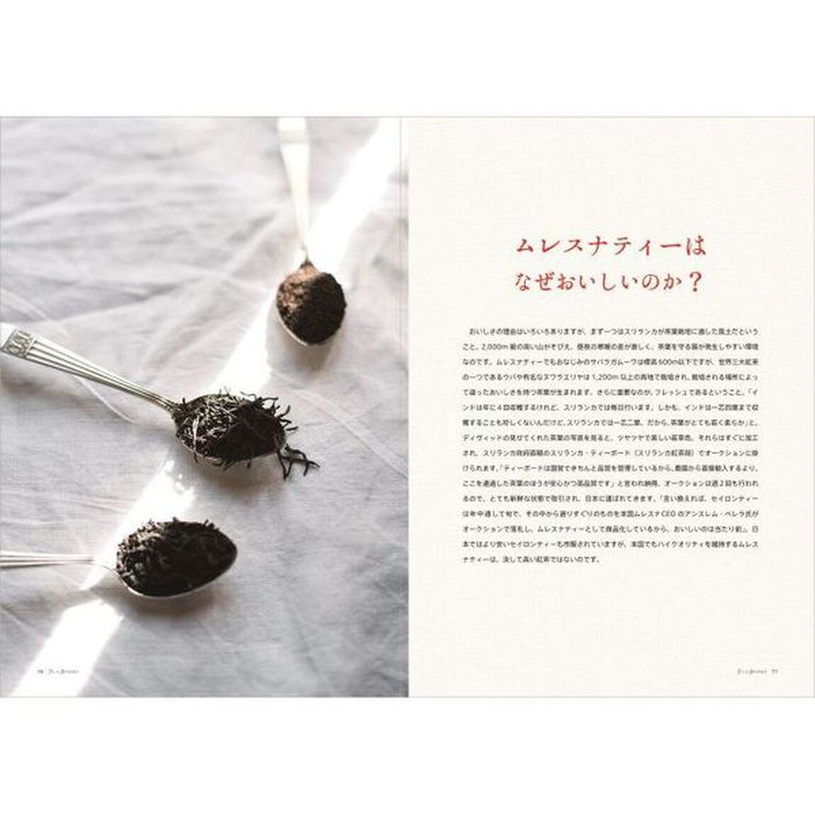 Ｔｅａ　ｉｓ　Ｗｏｎｄｅｒｆｕｌ　ムレスナティー３５周年、紅茶新時代の幕開け