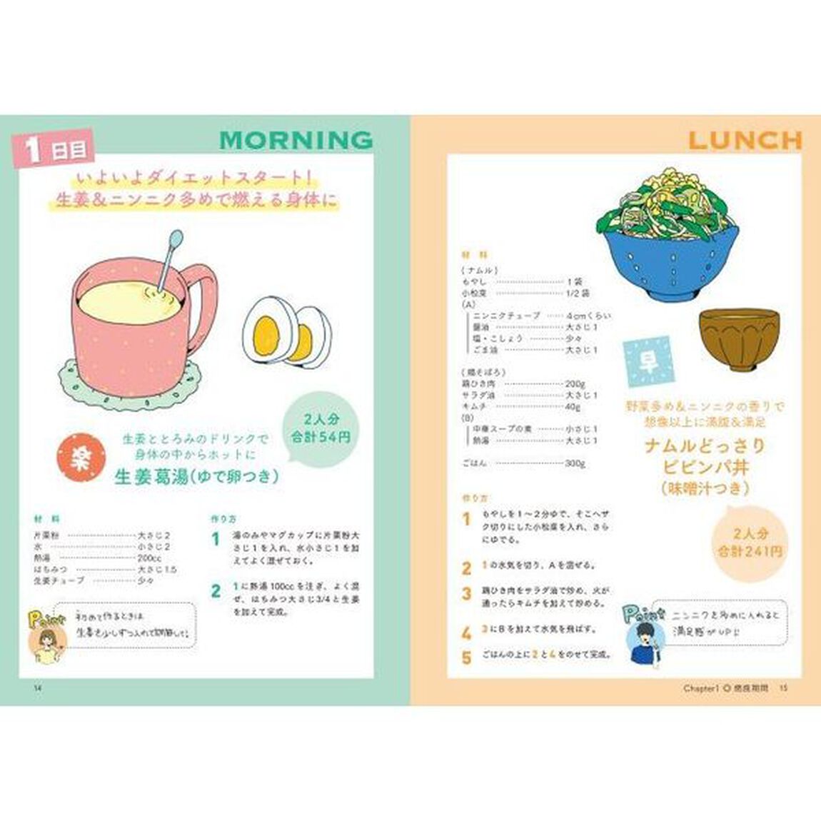 月たった２万円のダイエットふたりごはん