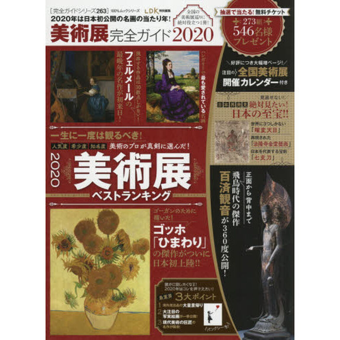 【完全ガイドシリーズ263】美術展完全ガイド2020 (１００％ムックシリーズ)「美術のプロが真剣に選んだ！美術展ランキング」