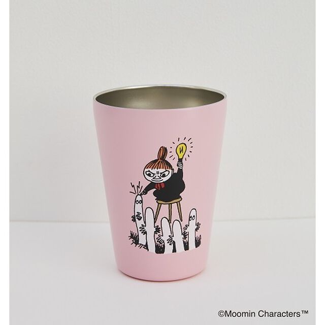 MOOMIN CUP COFFEE TUMBLER BOOK リトルミイとニョロニョロ SOFT PINK ver.（セブン－イレブン／セブンネット限定）