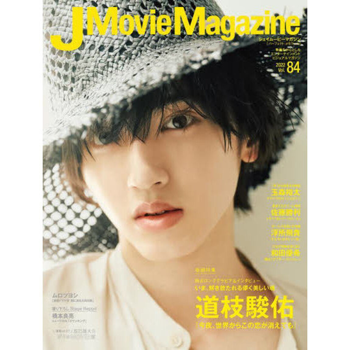 J Movie Magazine (Vol.84) (パーフェクト・メモワール)「道枝駿佑『今夜、世界からこの恋が消えても』　玉森裕太　佐藤勝利　浮所飛貴　和田優希　橋本良亮」