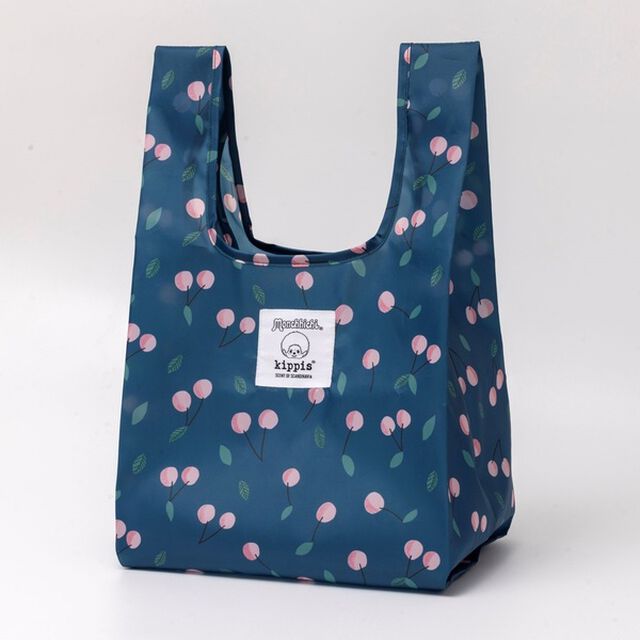 モンチッチ&times;kippis ぬいぐるみチャーム付きエコバッグ NAVY（セブン‐イレブン／セブンネット限定）
