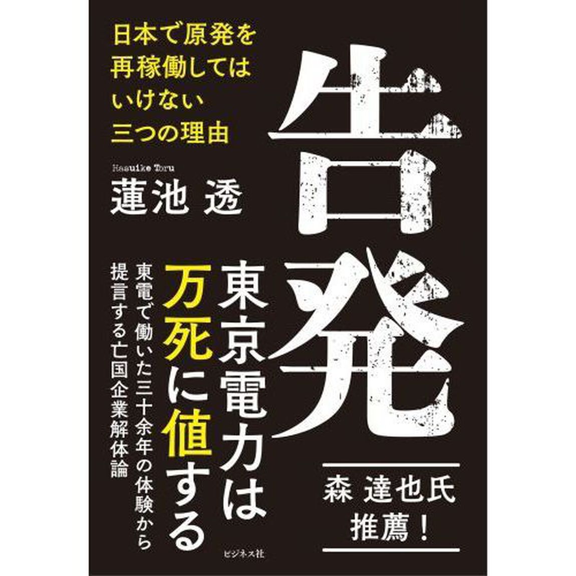 告発　日本で原発を再稼動してはいけない三つの理由