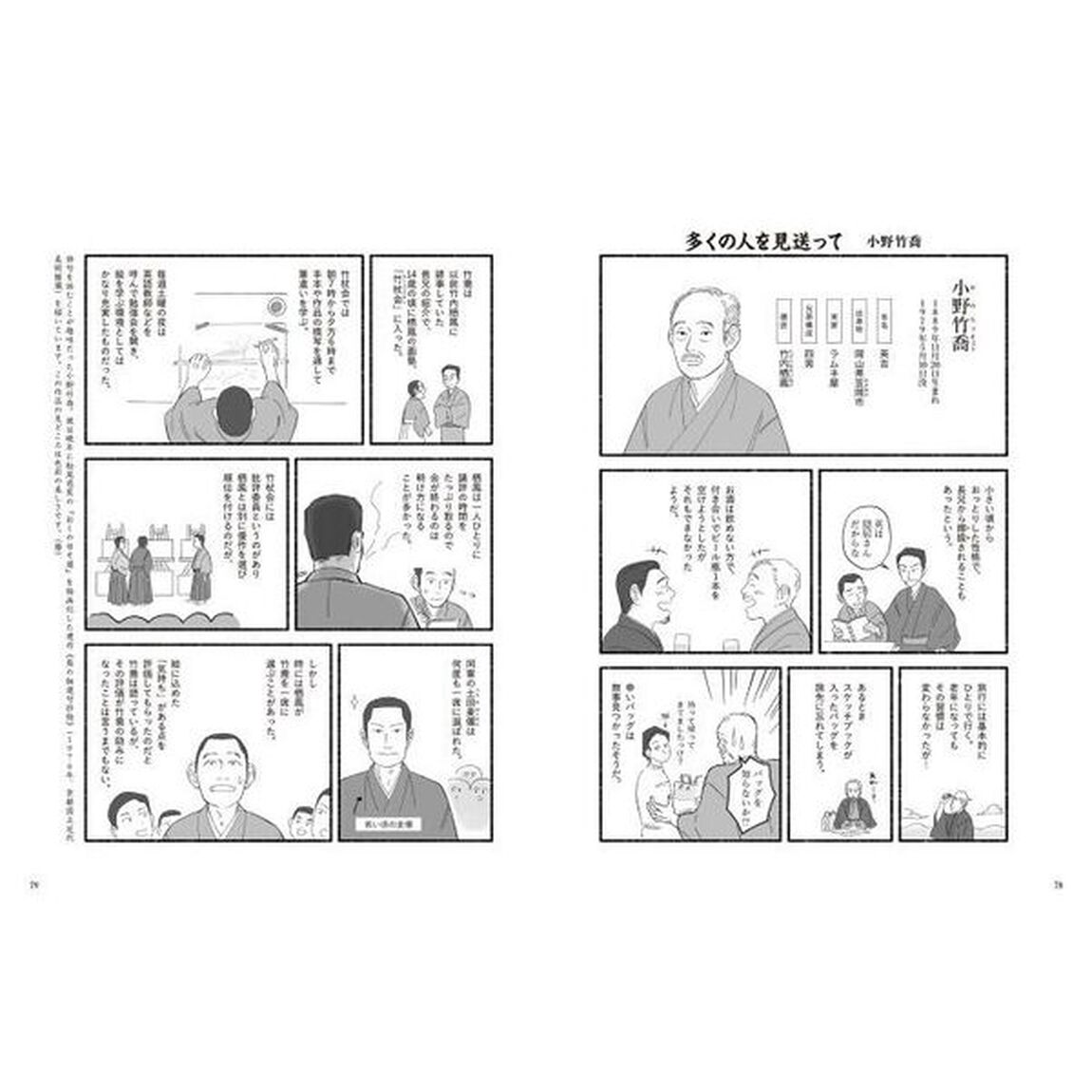 日本画家小譚　マンガで読む巨匠たちの日常