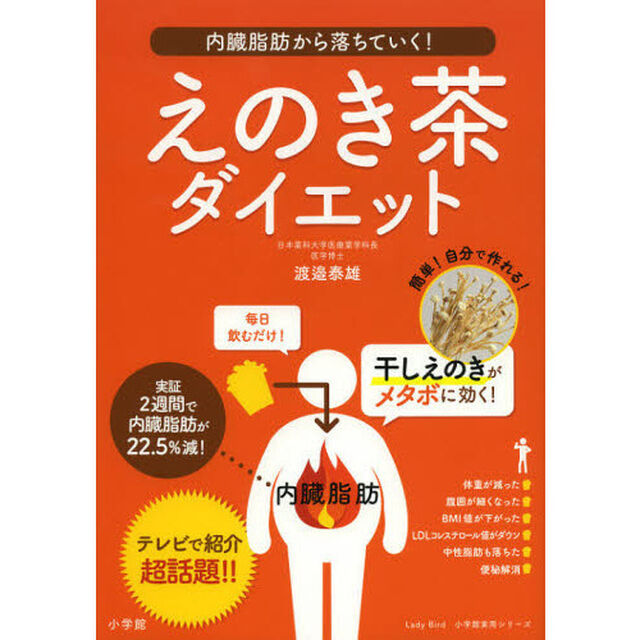 えのき茶ダイエット　内臓脂肪から落ちていく！