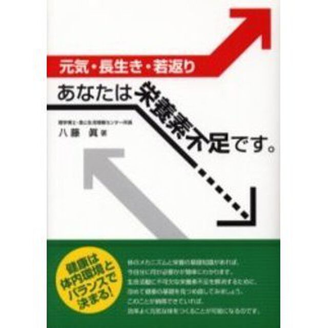 あなたは栄養素不足です。　元気・長生き・若返り