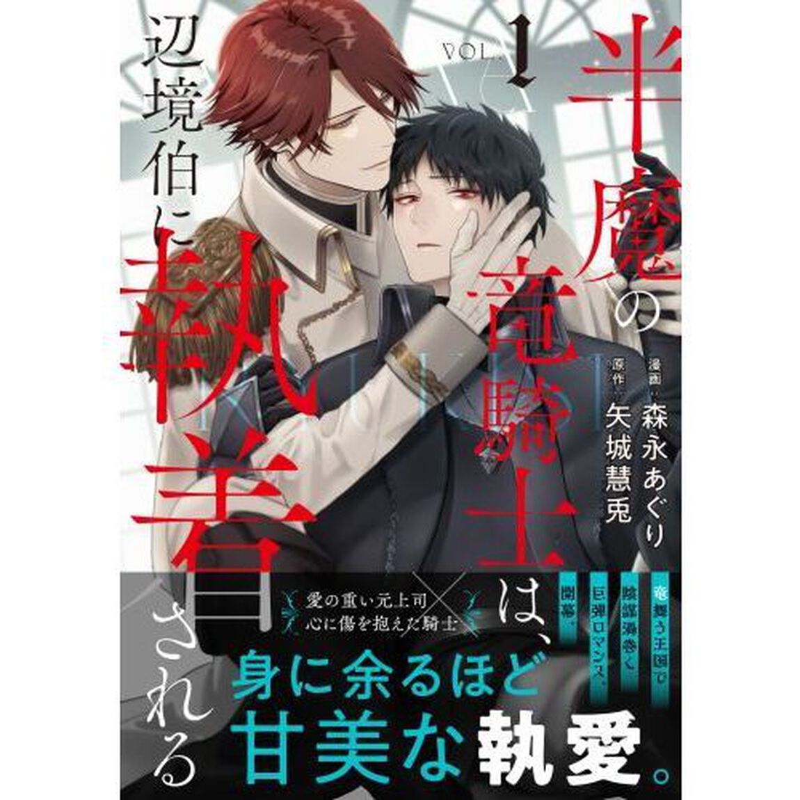 半魔の竜騎士は、辺境伯に執着される　１