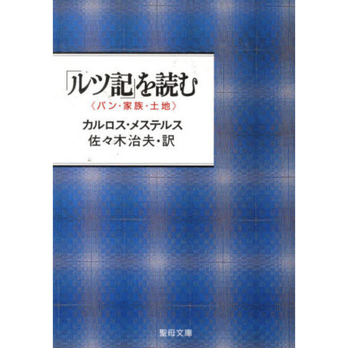 「ルツ記」を読む　パン、家族、土地