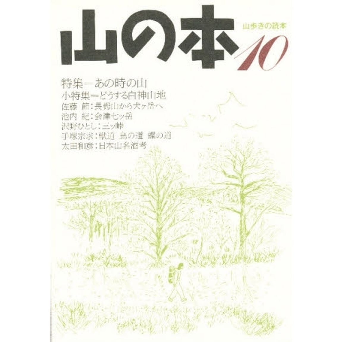山の本　山歩きの読本　１０