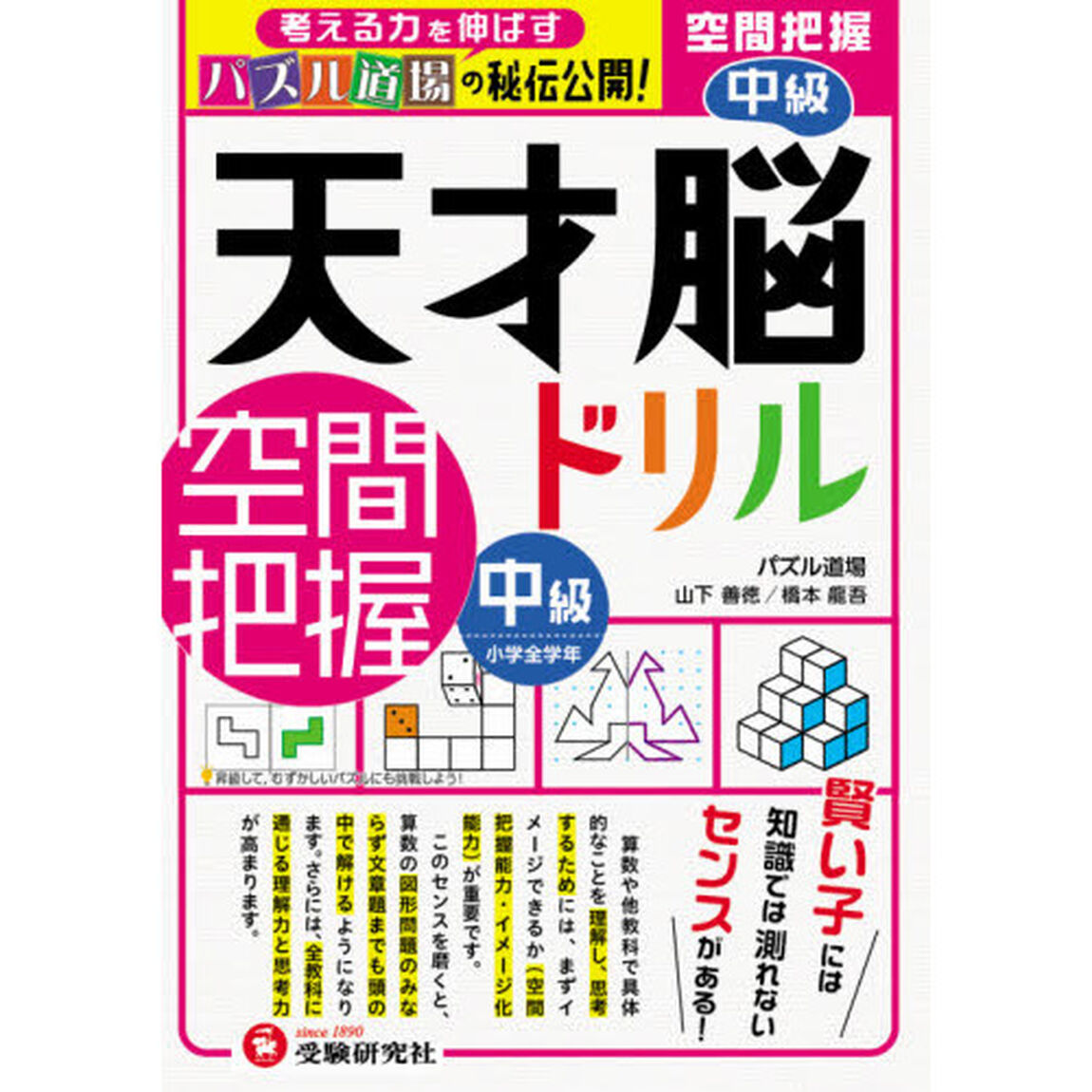 天才脳ドリル／空間把握　パズル道場の秘伝公開！　中級「小学全学年」