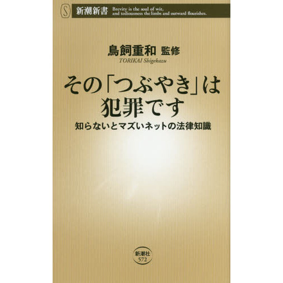 その「つぶやき」は犯罪です　知らないとマズいネットの法律知識