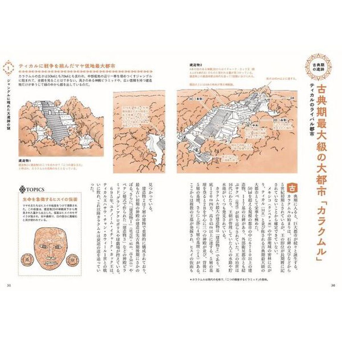 古代マヤ・アステカ・インカ解剖図鑑　三千年以上続いた謎多き文明のすべて