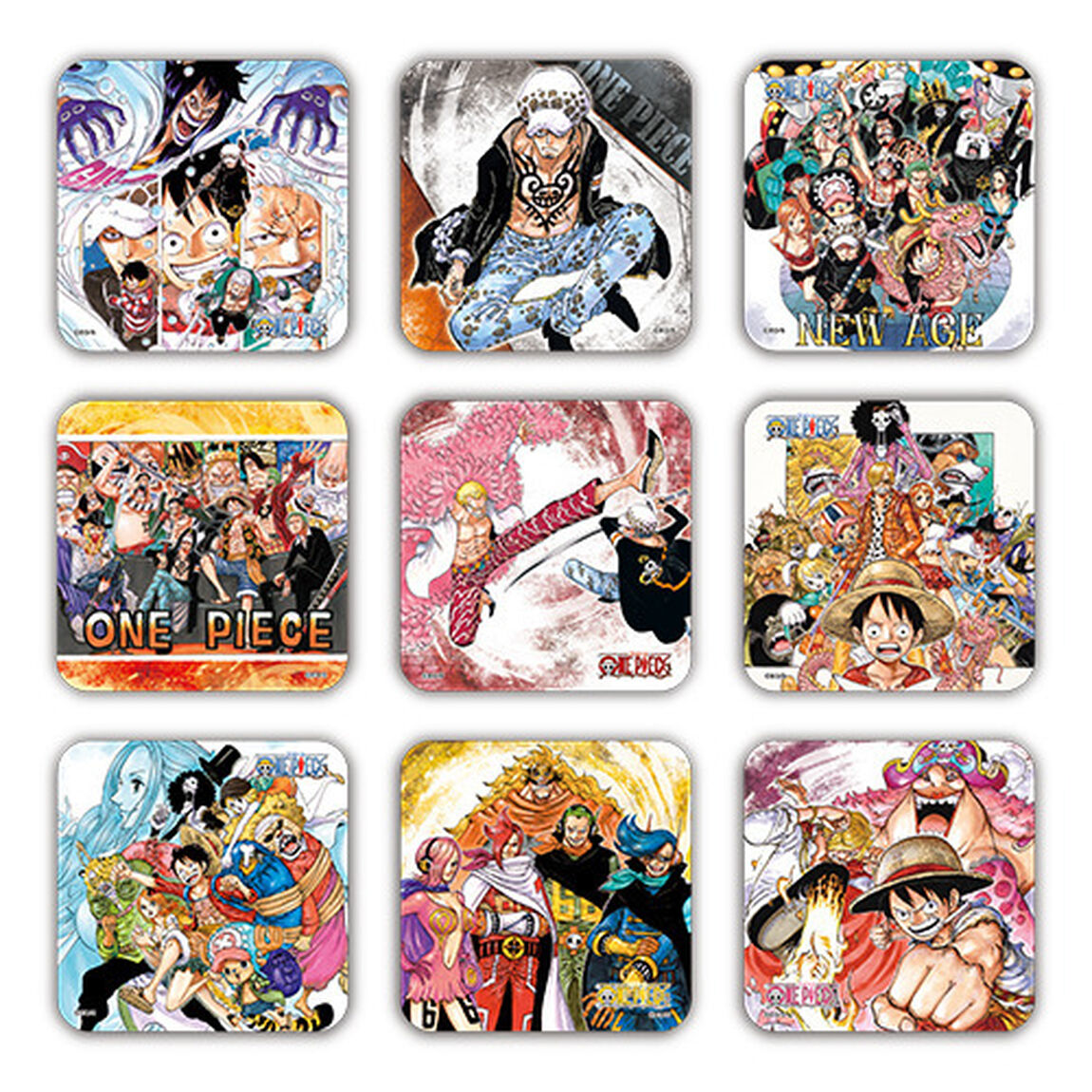 『ＯＮＥ　ＰＩＥＣＥ』アートコースター　航海の軌跡　ＢＯＸ