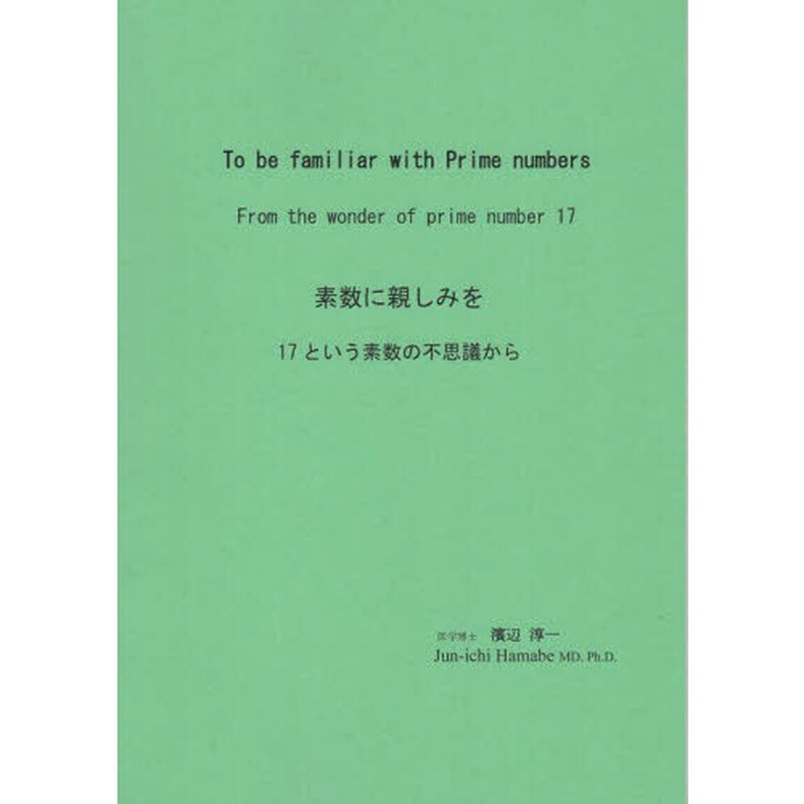 素数に親しみを　１７という素数の不思議から