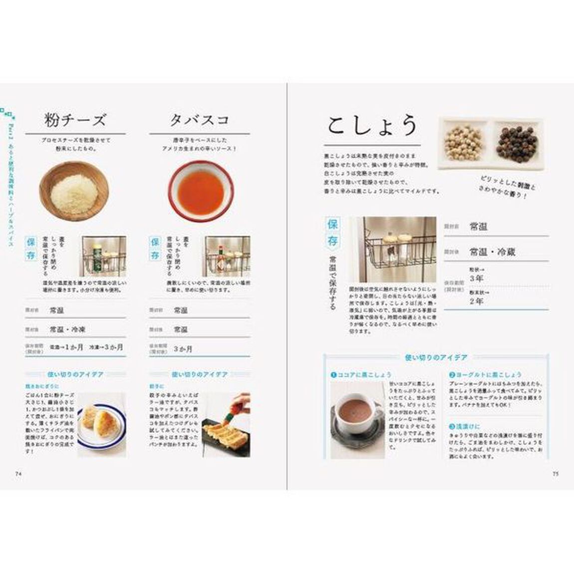 調味料保存＆使い切りのアイデア帖