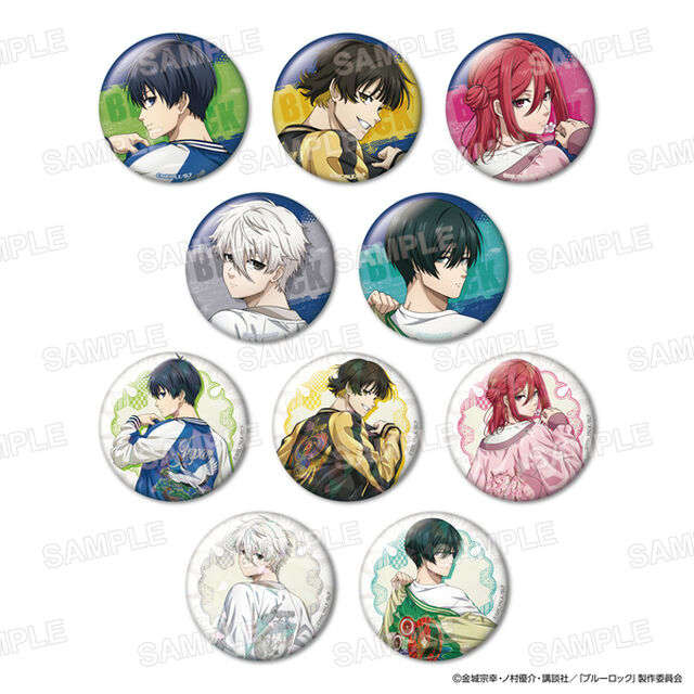 ブルーロック スカジャン着用描きおろし缶バッジ コンプリートBOX（全10種）【セブンネット限定】