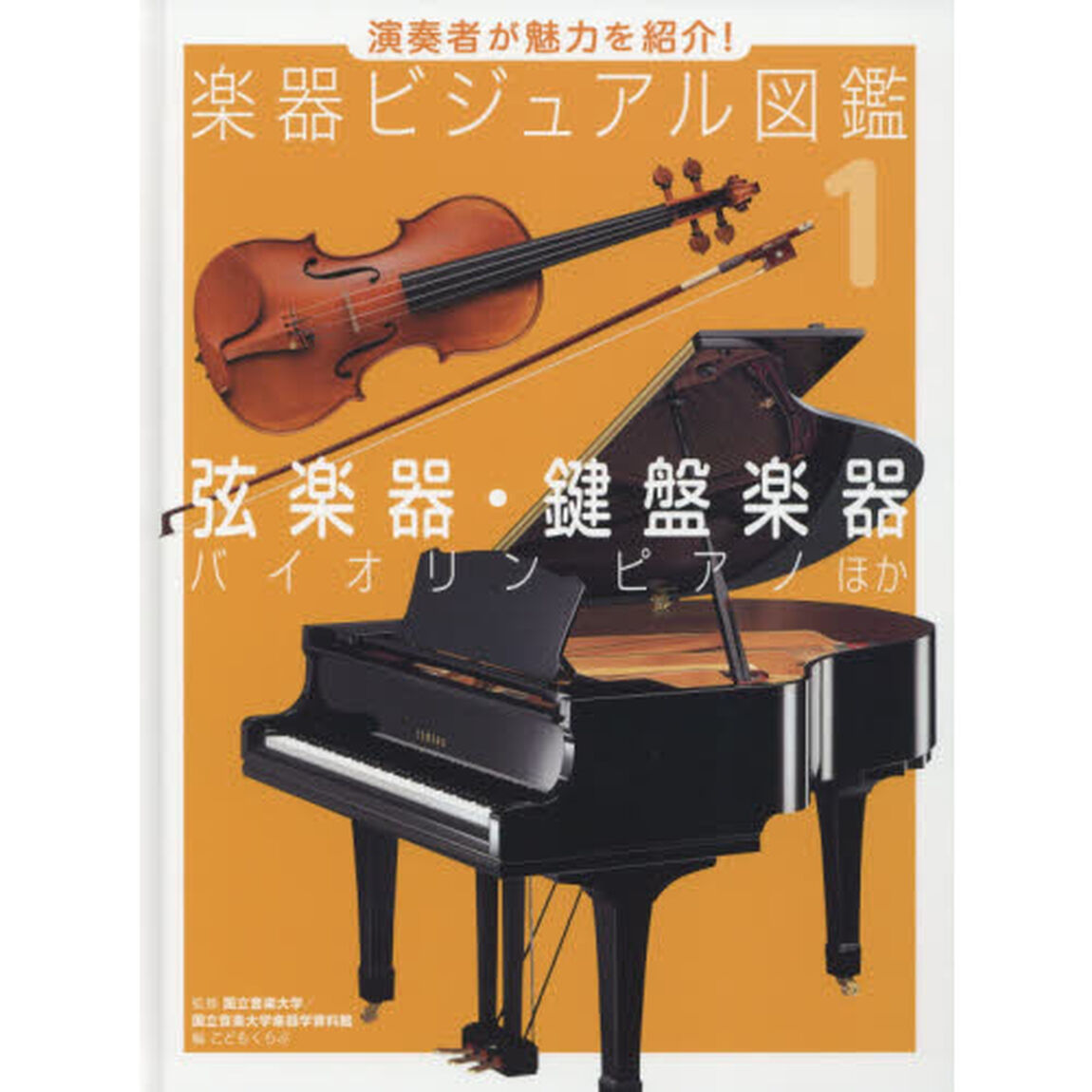 楽器ビジュアル図鑑　演奏者が魅力を紹介！　１「弦楽器・鍵盤楽器　バイオリンピアノほか」