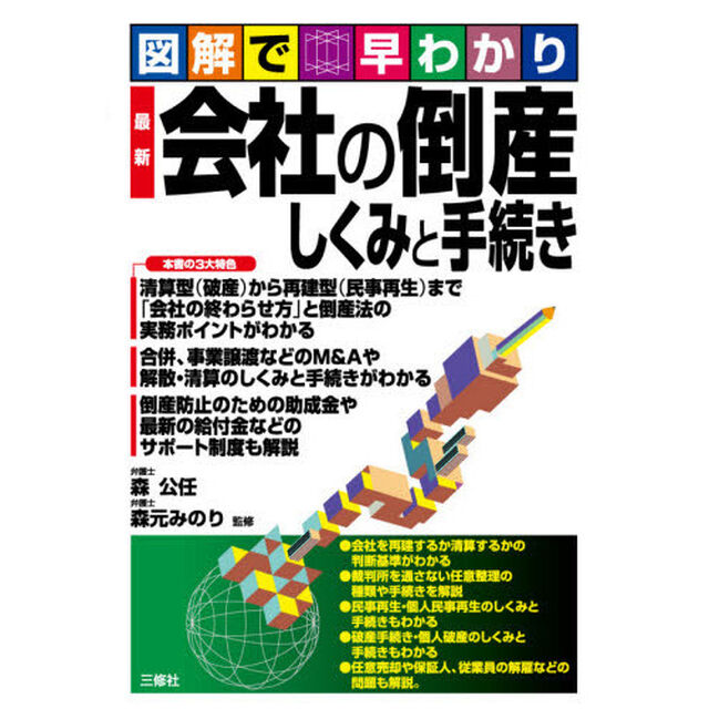 最新会社の倒産しくみと手続き　図解で早わかり