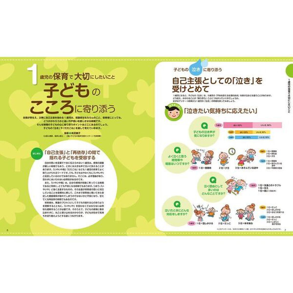 １歳児の保育　●あそび●生活●発達●健康●指導計画●保育のアイディア●保育イラスト