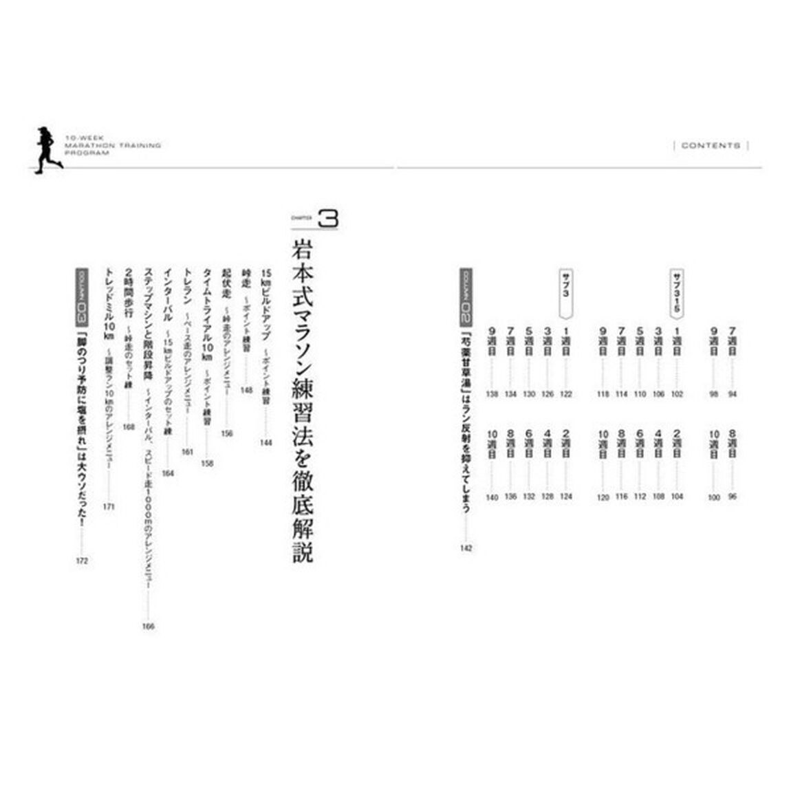 限界突破マラソン練習帳　「サブ４」「サブ３．５」「サブ３１５」「サブ３」書き込み式１０週間完全メニュー