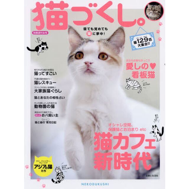 猫づくし。　寝ても覚めても猫に夢中！