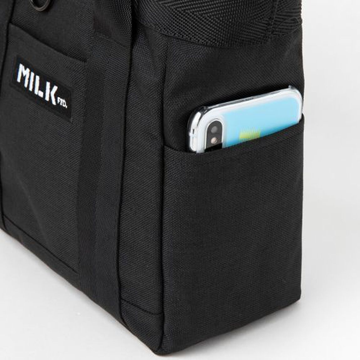 mini特別編集 MILKFED. SPECIAL BOOK 2Way Tote Bag #BLACK (ブランドブック)