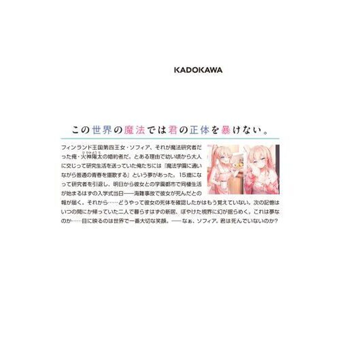 ソフィア、君は死んでいないのか？　魔法研究を引退した俺は、北欧王女の婚約者と学園生活を楽しむ&hellip;&hellip;はずだった