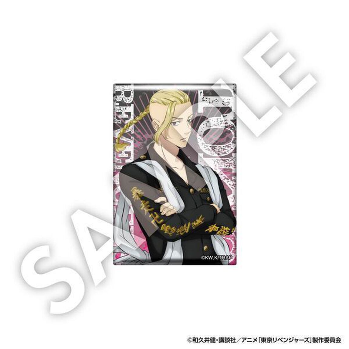 【セブンネット限定/東京リベンジャーズ】スクエア缶バッジ　A（単品／全9種ランダム）