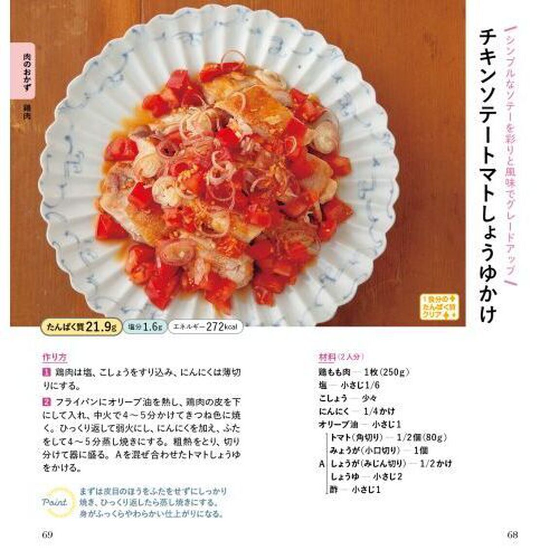 毎日おいしい！たんぱく質おかず