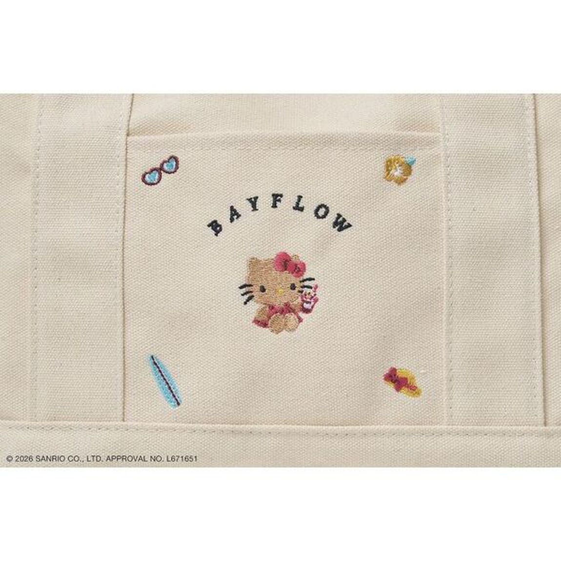 BAYFLOW &times; HELLO KITTY 刺繍ロゴトートバッグ BOOK (宝島社ブランドムック)
