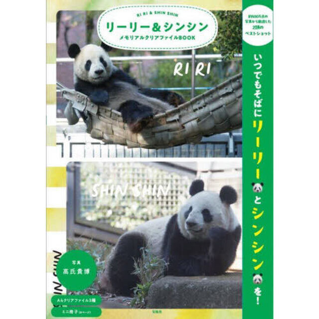 リーリー&シンシン メモリアルクリアファイルBOOK