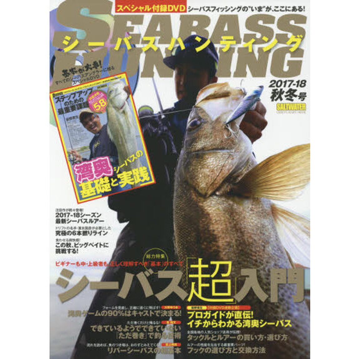 シーバスハンティング　シーバスフィッシングの&ldquo;いま&rdquo;が、ここにある！　２０１７－１８秋冬号「総力特集ビギナーも中・上級者も、正しく理解すべき「基本」のすべてシーバス「超」入門」
