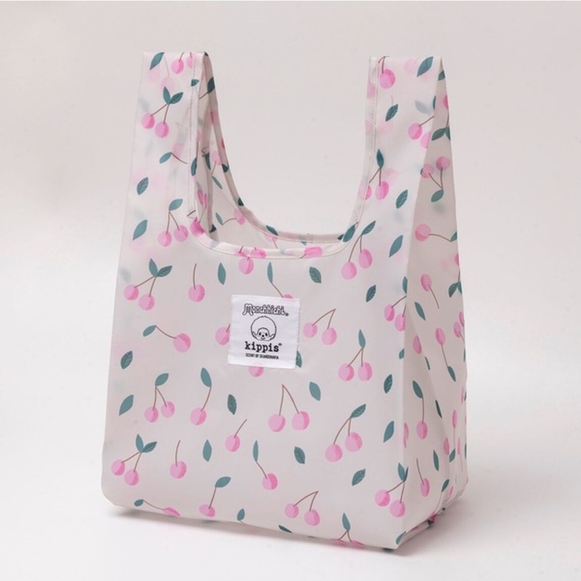 モンチッチ&times;kippis ぬいぐるみチャーム付きエコバッグ OFF-WHITE（セブン‐イレブン／セブンネット限定）