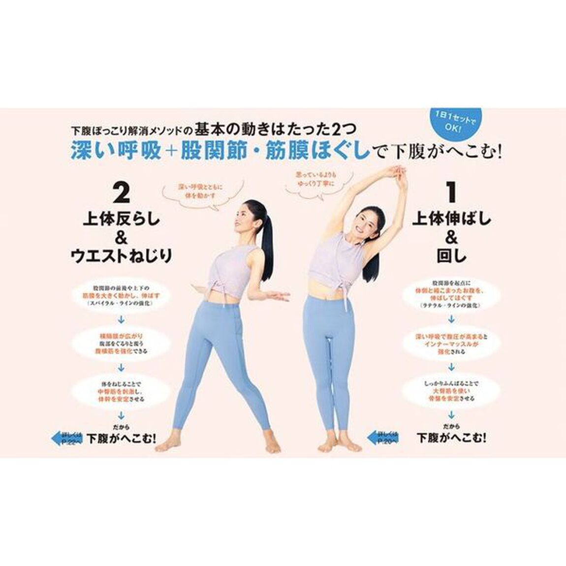 たったこれだけ！下腹ぽっこり解消ダイエット