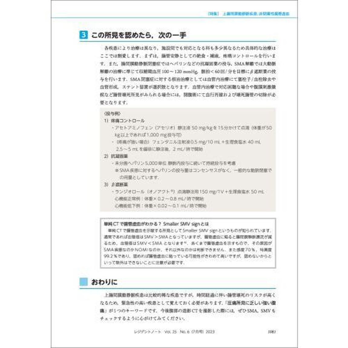 レジデントノート　プライマリケアと救急を中心とした総合誌　Ｖｏｌ．２５Ｎｏ．６（２０２３－７）「救急腹部ＣＴの危険なサインを見逃さない！」