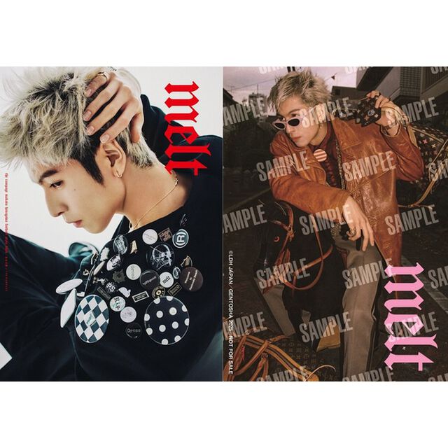 長谷川慎 FASHION STYLE BOOK『melt』【セブンネット限定特典：オリジナルステッカー 1枚付き】