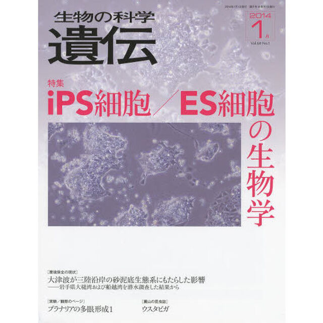 生物の科学遺伝　Ｖｏｌ．６８Ｎｏ．１（２０１４－１月）「特集ｉＰＳ細胞／ＥＳ細胞の生物学」