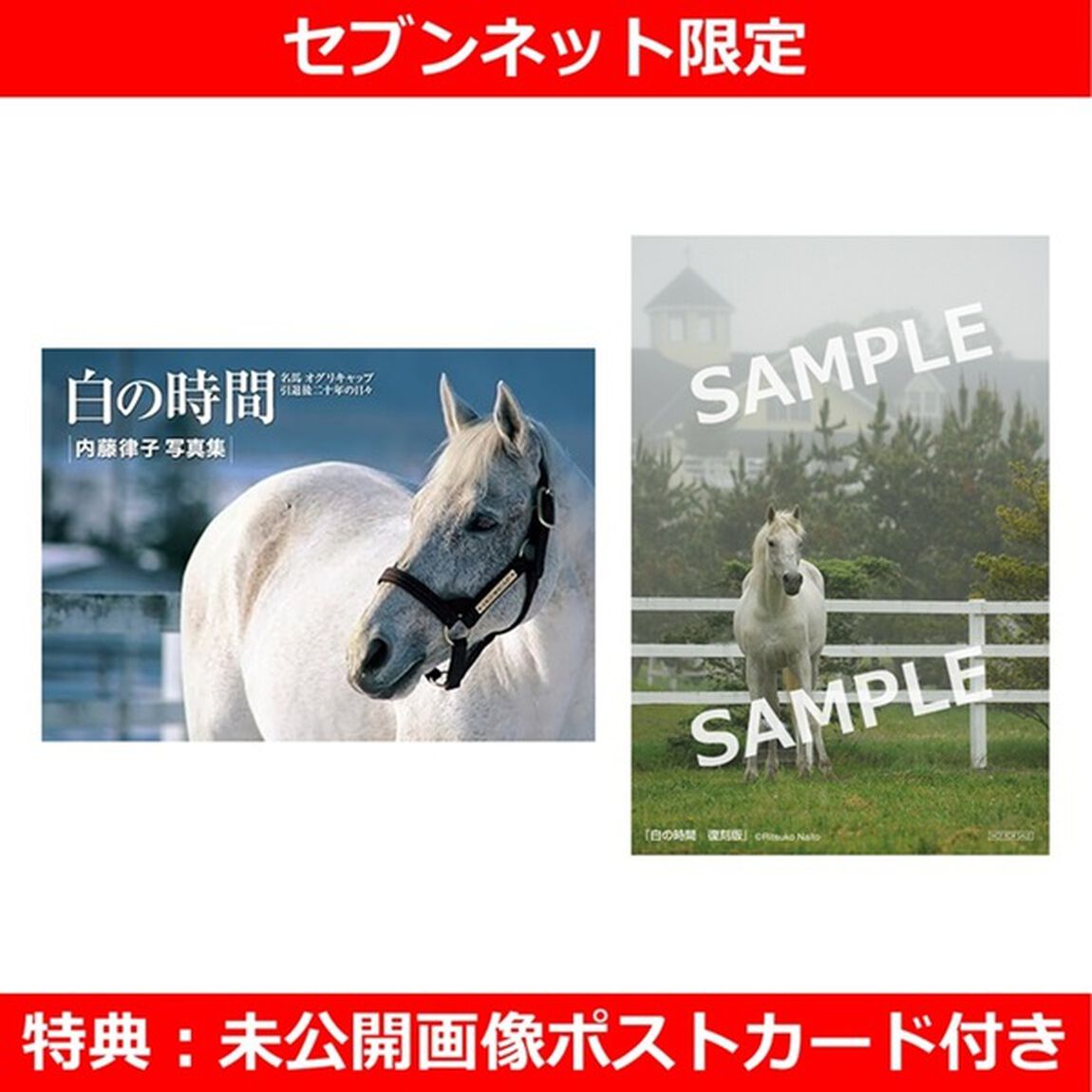 白の時間 復刻版 名馬オグリキャップ引退後二十年の日々【セブンネット限定特典：未公開画像ポストカード付き】