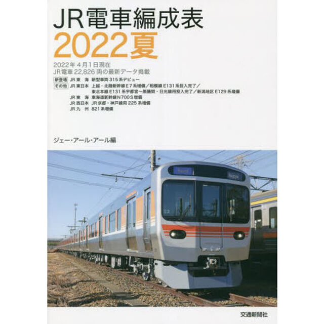 ＪＲ電車編成表　２０２２夏