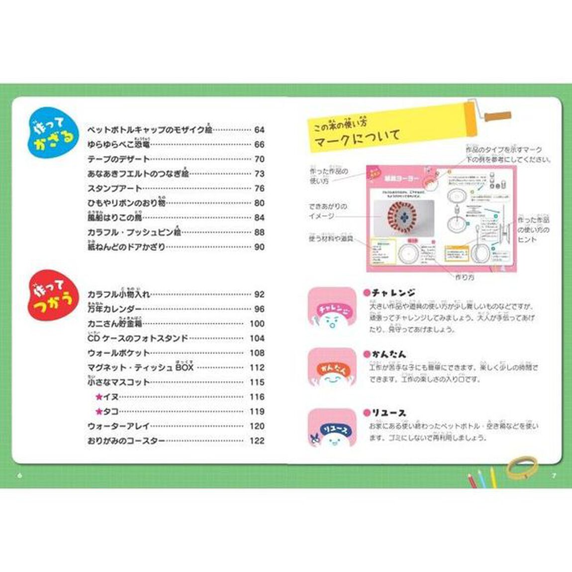 身近な素材でできる！小学生のおもしろ工作　自由工作にぴったり　１・２年生「おうちにあるものでらくらくチャレンジ！」
