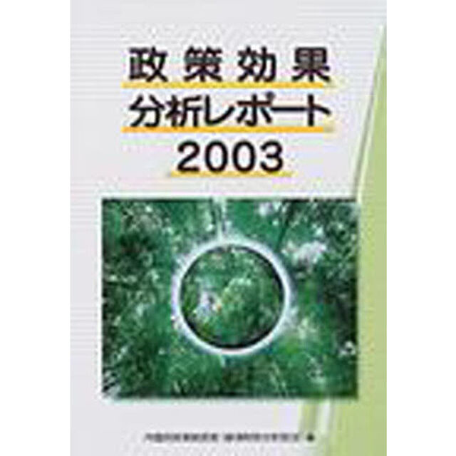 政策効果分析レポート　２００３