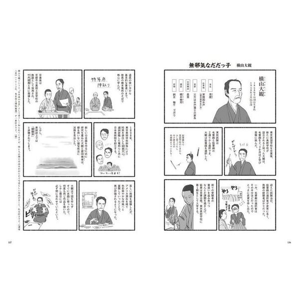 日本画家小譚　マンガで読む巨匠たちの日常
