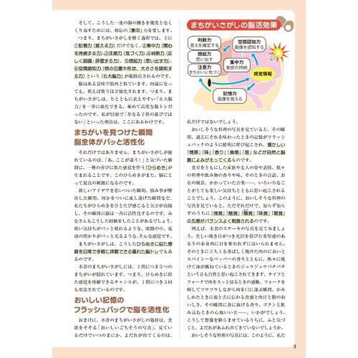 おいしいまちがいさがし　とにかく１分見るだけ！記憶脳瞬間強化　ラーメン多めの巻