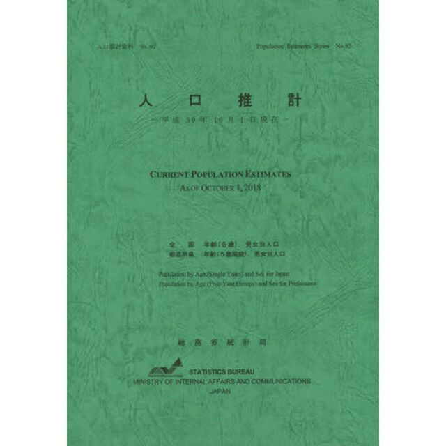 人口推計　平成３０年１０月１日現在
