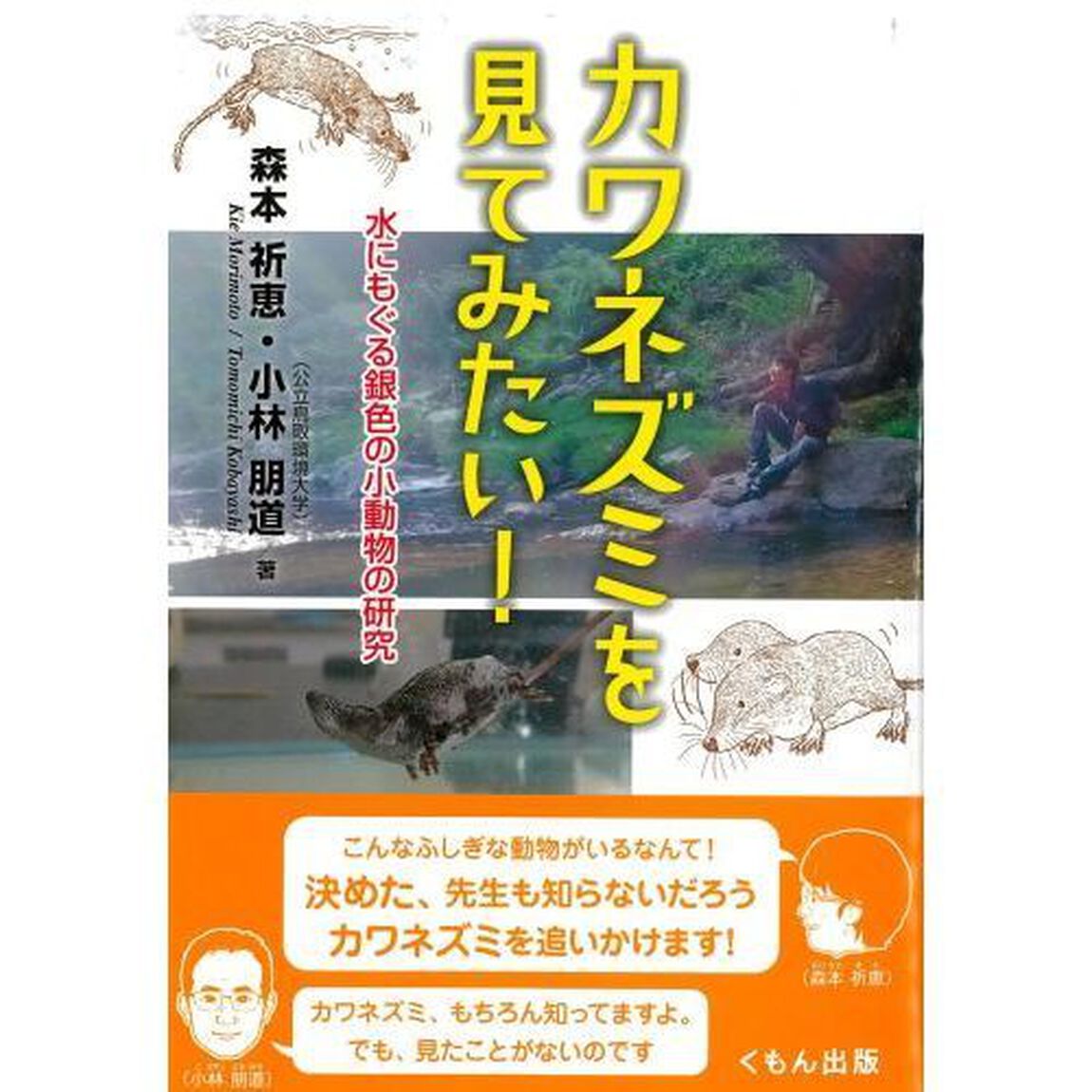 カワネズミを見てみたい！　水にもぐる銀色の小動物の研究