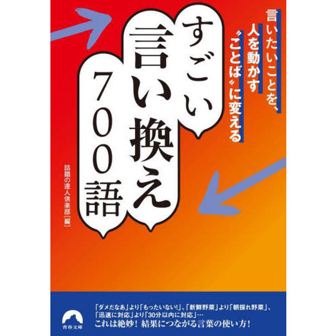 すごい言い換え７００語　言いたいことを、人を動かす&ldquo;ことば&rdquo;に変える