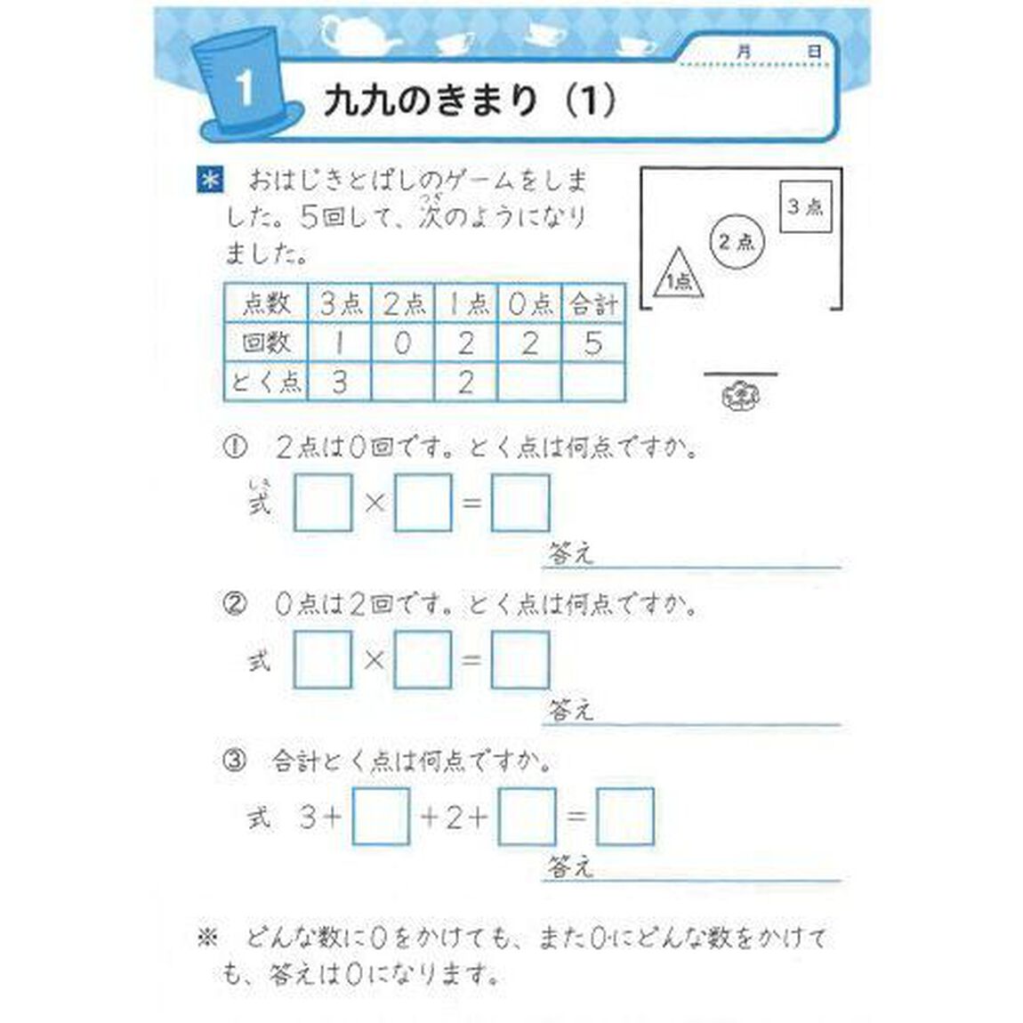 ５分間算数ドリル　小学３年生