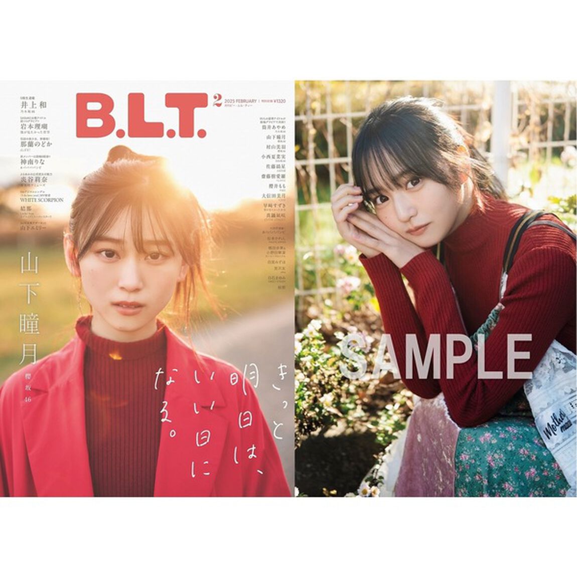 B.L.T.2025年2月号【セブンネット限定特典：那蘭のどか（iLiFE!）ポストカード 1枚付き】